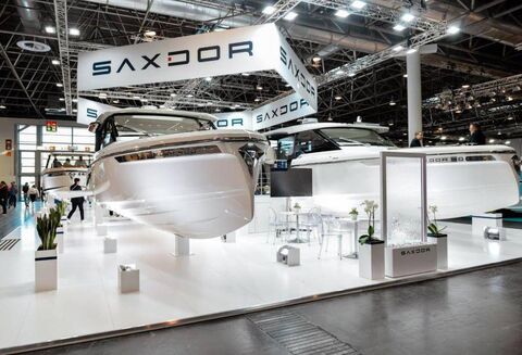 De wereldwijde première van de Saxdor 400 GTC op Boot Düsseldorf
